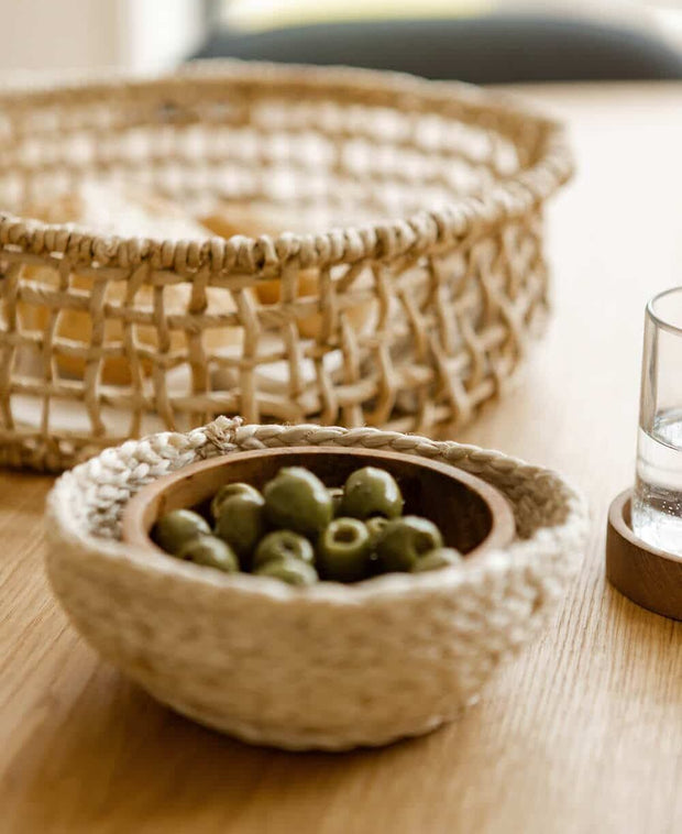Jute bowls S/3