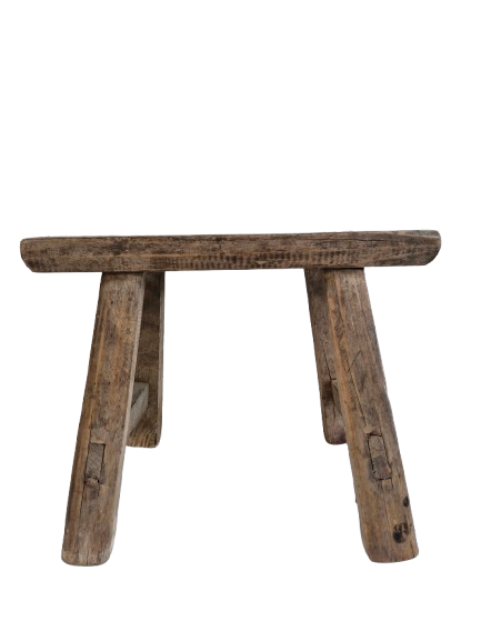 Oud houten kinderkrukje 