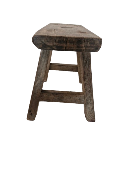 Oud houten kinderkrukje 