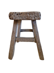 Oud houten kinderkrukje #6