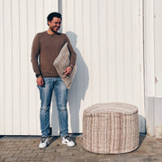 Buitenpoef Lion - beige