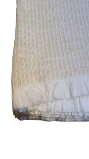 Merino plaid beige - 140 x 180 cm