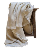 Merino plaid beige - 140 x 180 cm