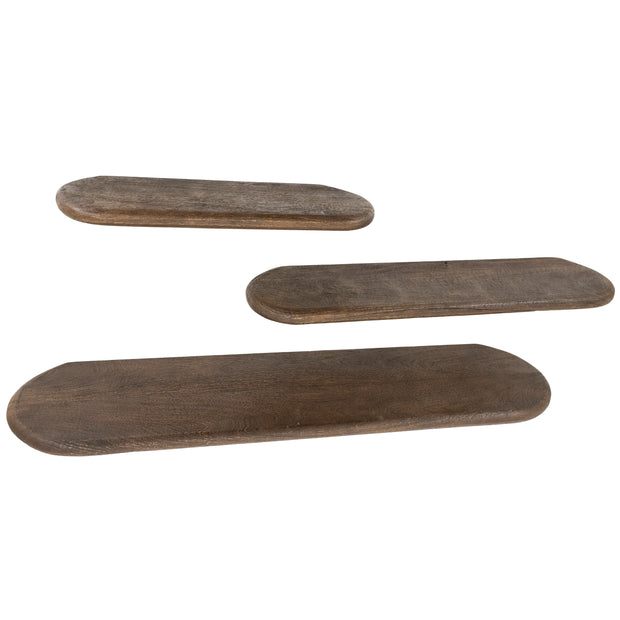 Tre 2 - wandplank donkerbruin