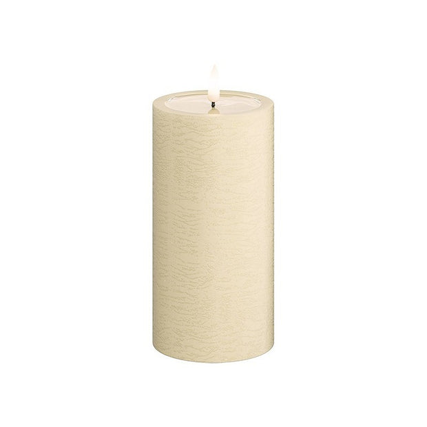 Ledkaars crème - Unique 7.5 x 15