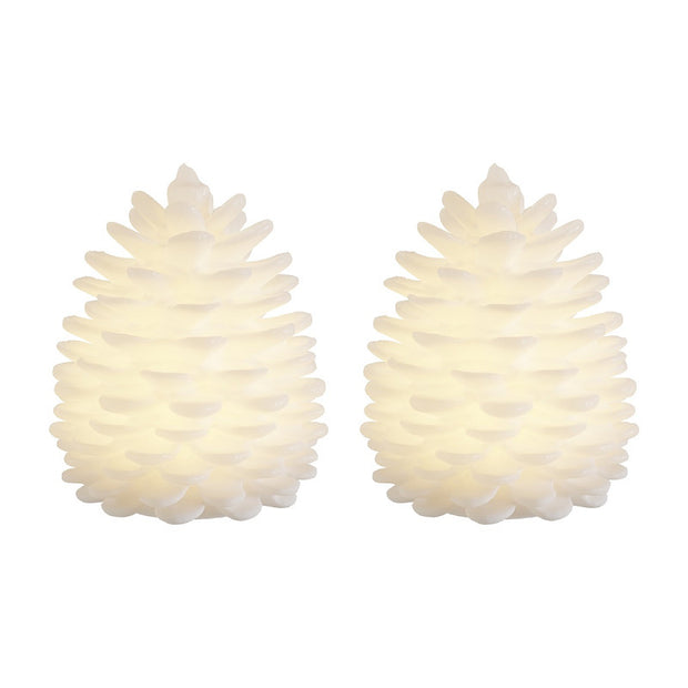 Led den Set / 2 - white 10 cm