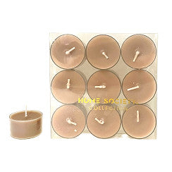 Theelicht Set / 9 - beige