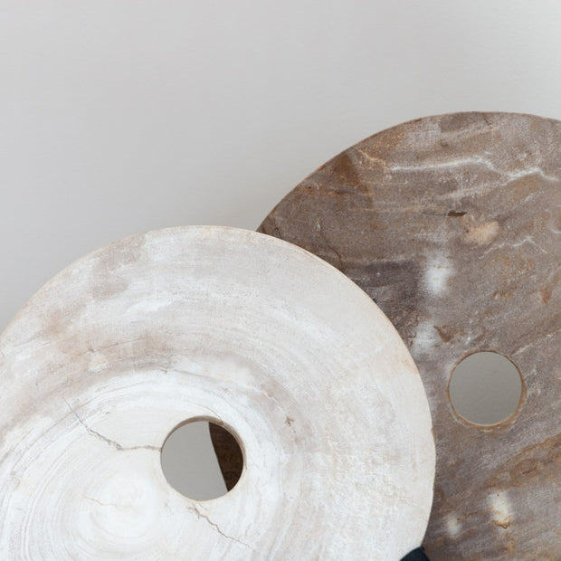 Versteend hout - Donut L 42 cm