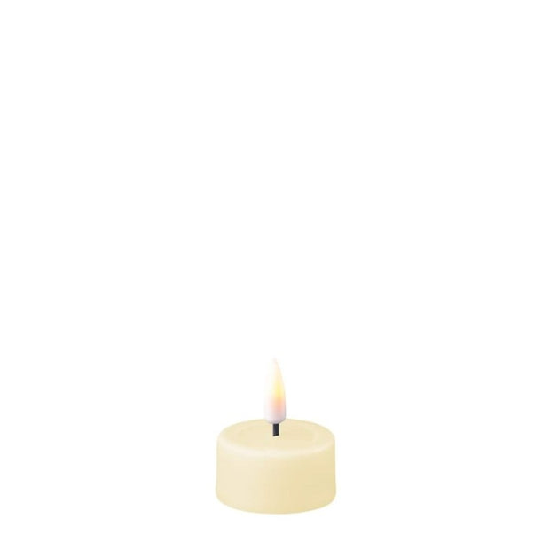 Ledkaars crème set - theelicht