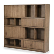 Boekenkast Milo bruin