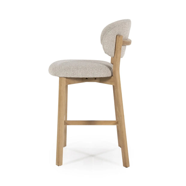 Barstoel Mikky naturel - taupe