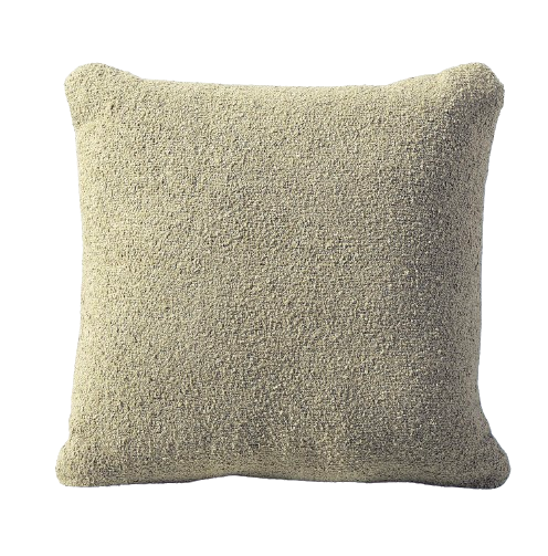 Bouclé kussen - zand 45 x 45 cm