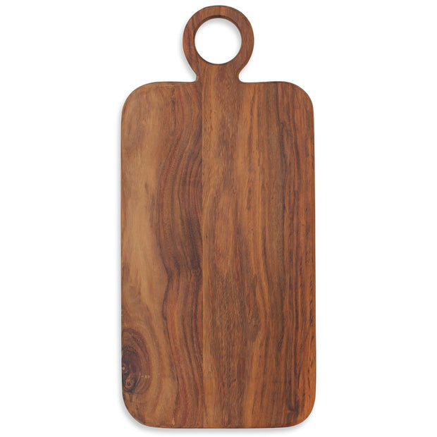 Donkerhouten snijplank - 50 cm