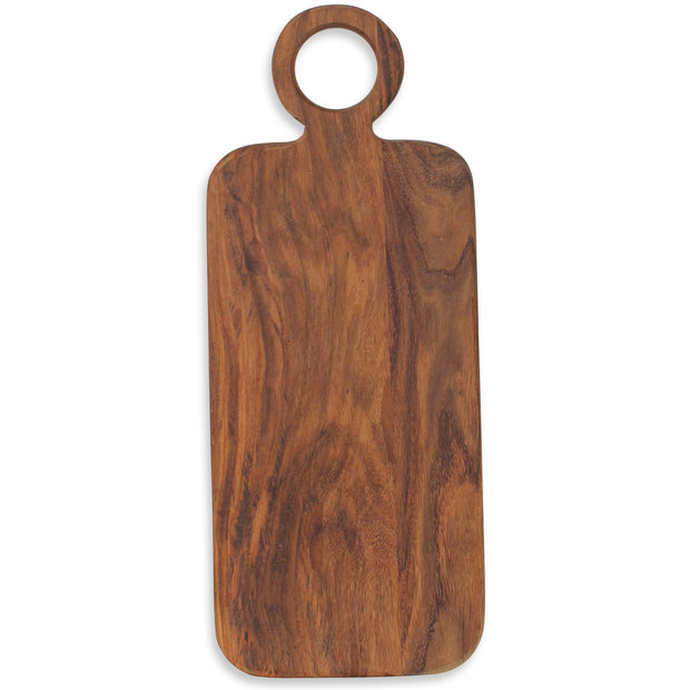 Donkerhouten snijplank - 45 cm