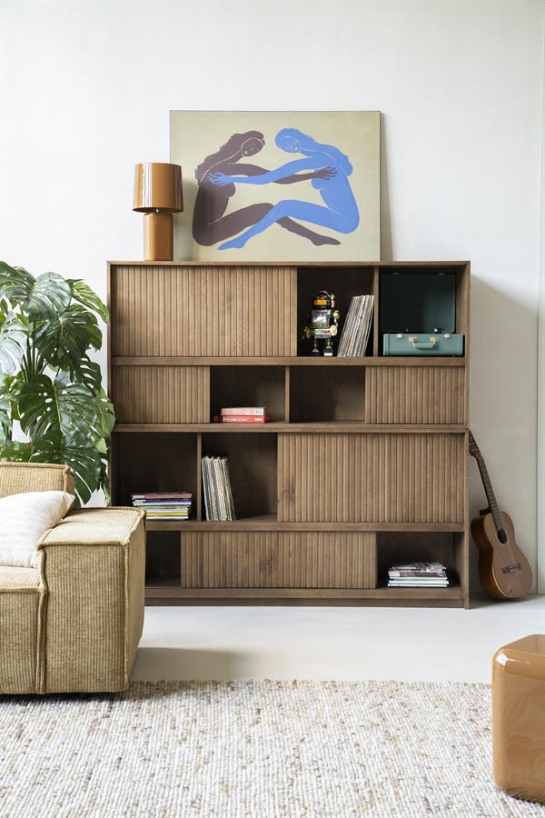 Dressoir Milo 180 cm - bruin