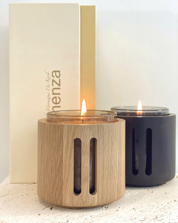 VDK geurkaars eik Set/2 - Mystic 9 x 9 cm