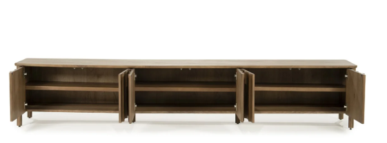 TV meubel Jake 6 drs. - bruin