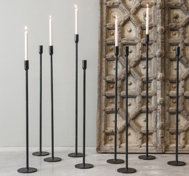 Vloerkandelaar smeedijzer - M