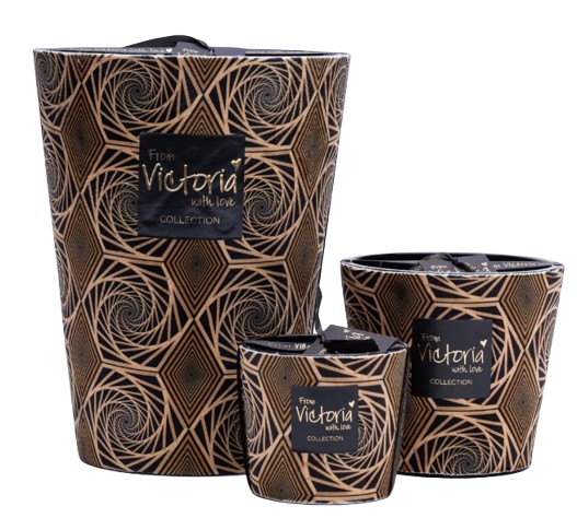 Geurkaars Victoria With love square - M