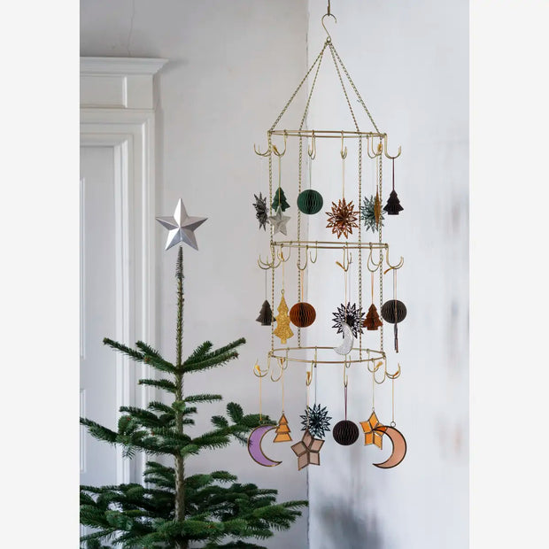 Hangende kerstboompjes set / 4