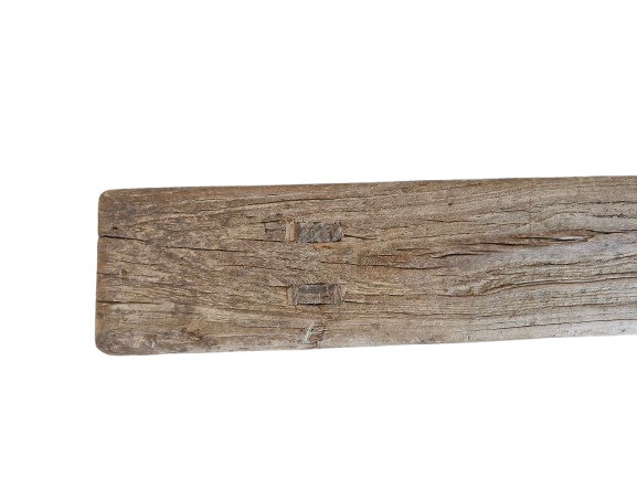 Oude houten bank 
