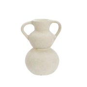 Papier mache vaas - 16 cm