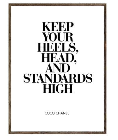 Kader Coco Chanel - 62 x 82 cm