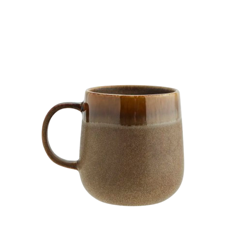 Koffiemok bruin - stoneware