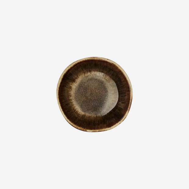 Kom S - stoneware bruin