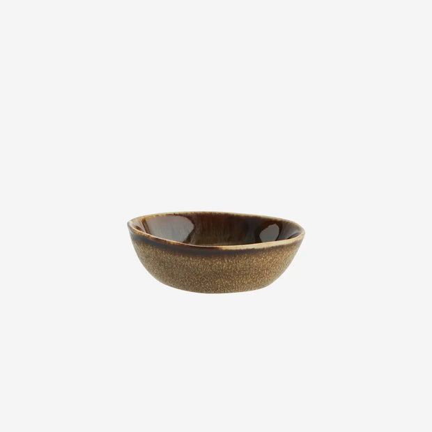 Kom S - stoneware bruin