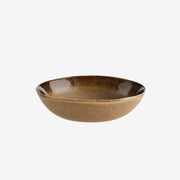 Soepbord - stoneware bruin