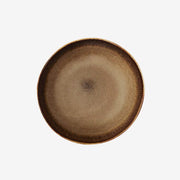 Soepbord - stoneware bruin