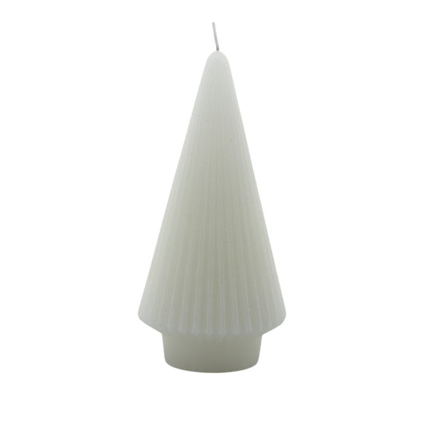 Kaars tree wit - L