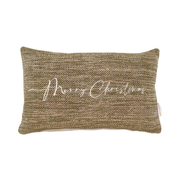 Kussen merry christmas - 25 x 40 cm