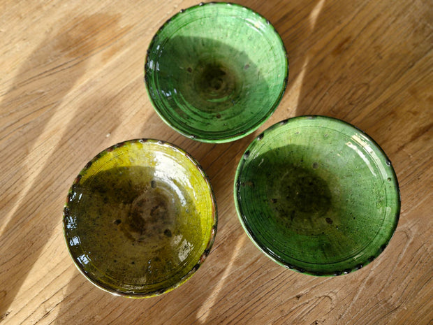 Tamegroute  - Bowl M - Groen