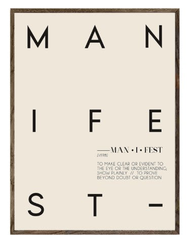 Kader Manifest - 32 x 42 cm