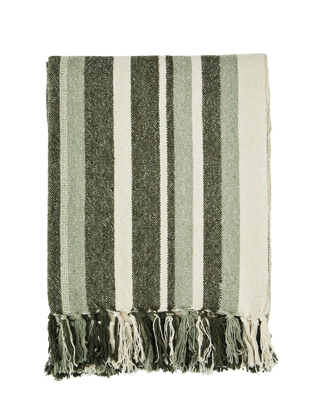 Katoenen plaid - groen