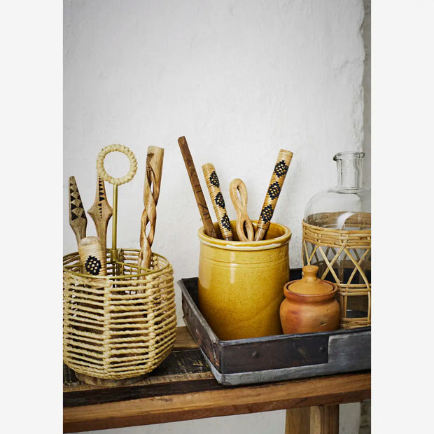 Set/2 houten lepels - carve