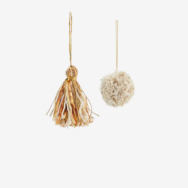 Hangende kerst versiering - set van 2