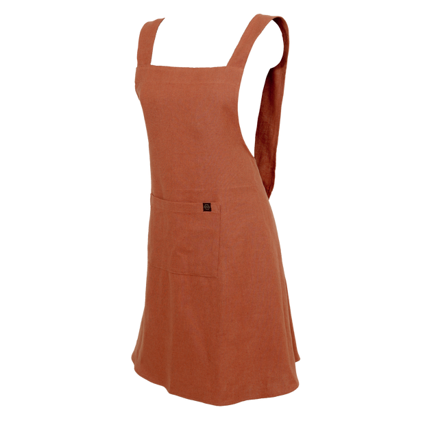 Keukenschort Osani - terracotta