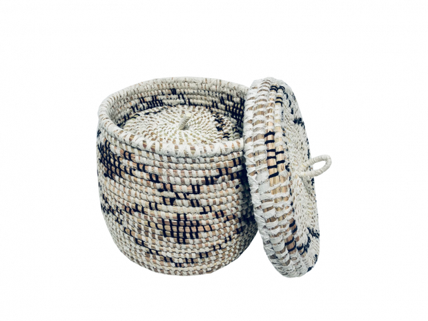 Basil mand set / 3 - Naturel / zwart