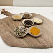 Houten schaaltje - walnoot 15 cm