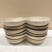 Houten schaaltje - walnoot 15 cm