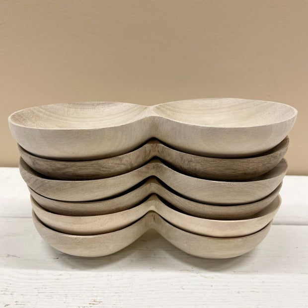 Houten schaaltje - walnoot 15 cm