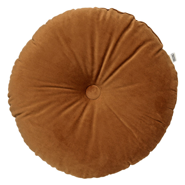 Olly - Sierkussen rond - dia 40 cm - Cognac