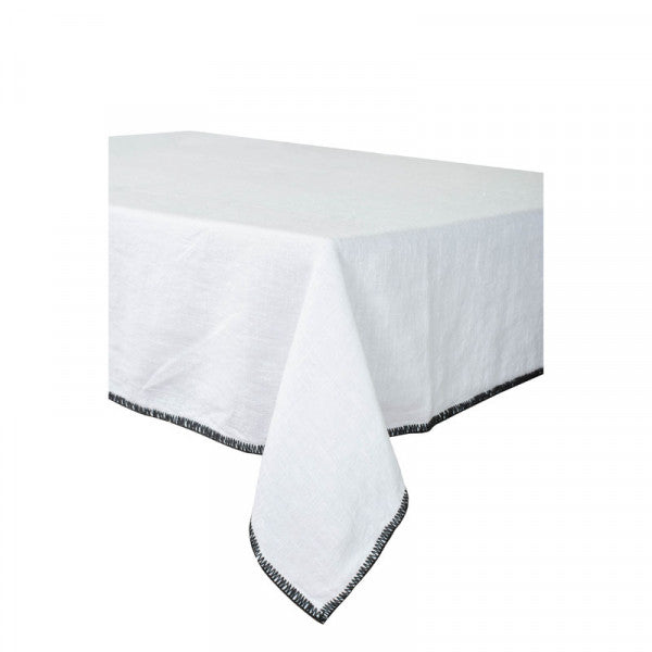 Luri Linnen tafelkleed wit - 350 cm