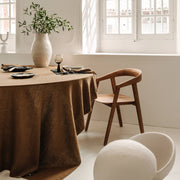 Venise Linnen tafelkleed Moka - 300 cm