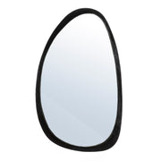 Houten spiegel plecto - zwart