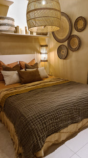 Kussensloop cognac 40x60