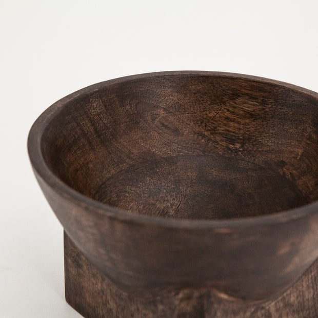 bruine houten schaal foodsafe 